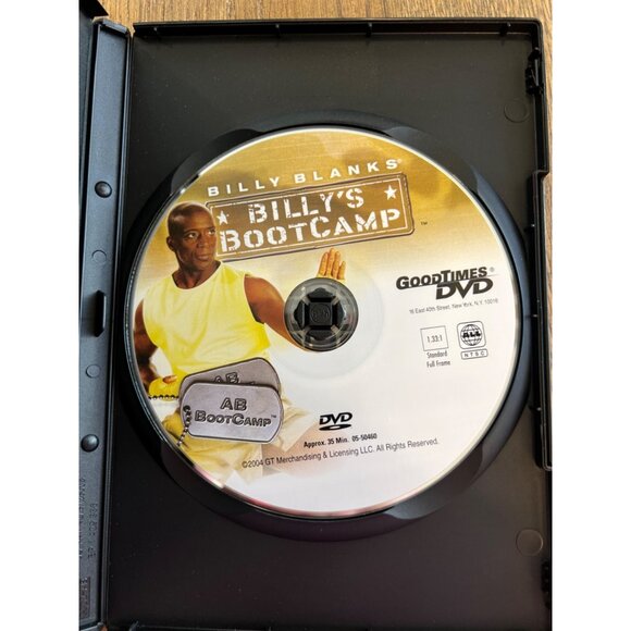 Billys Bootcamp AB Bootcamp Workout DVD Fitness Exercise Billy Blanks Pre-Owned - Picture 2 of 4